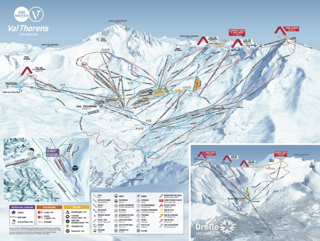 Orelle Ski Resort Map